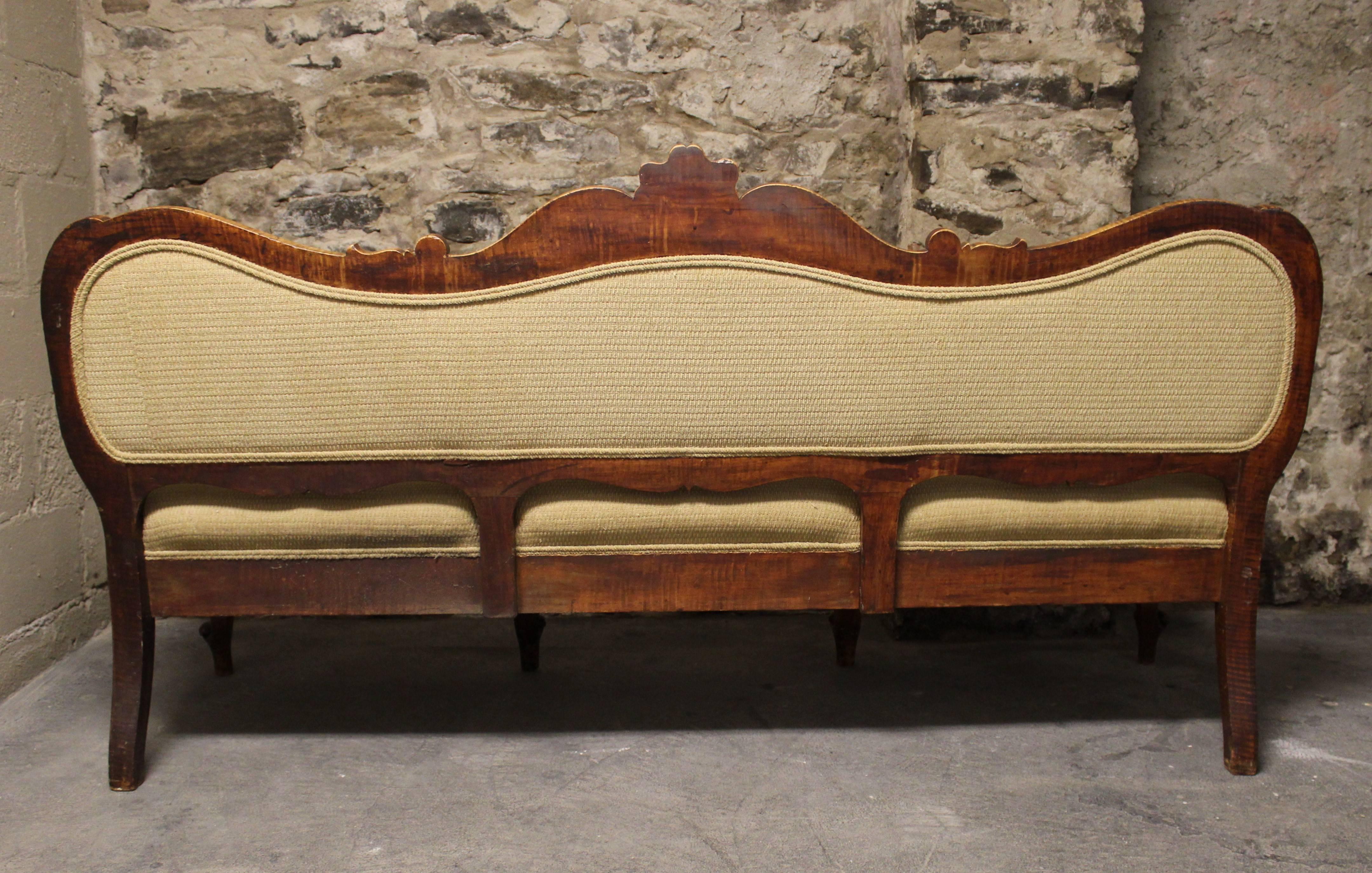 19th Century Important Canadian Sofa For Sale 6