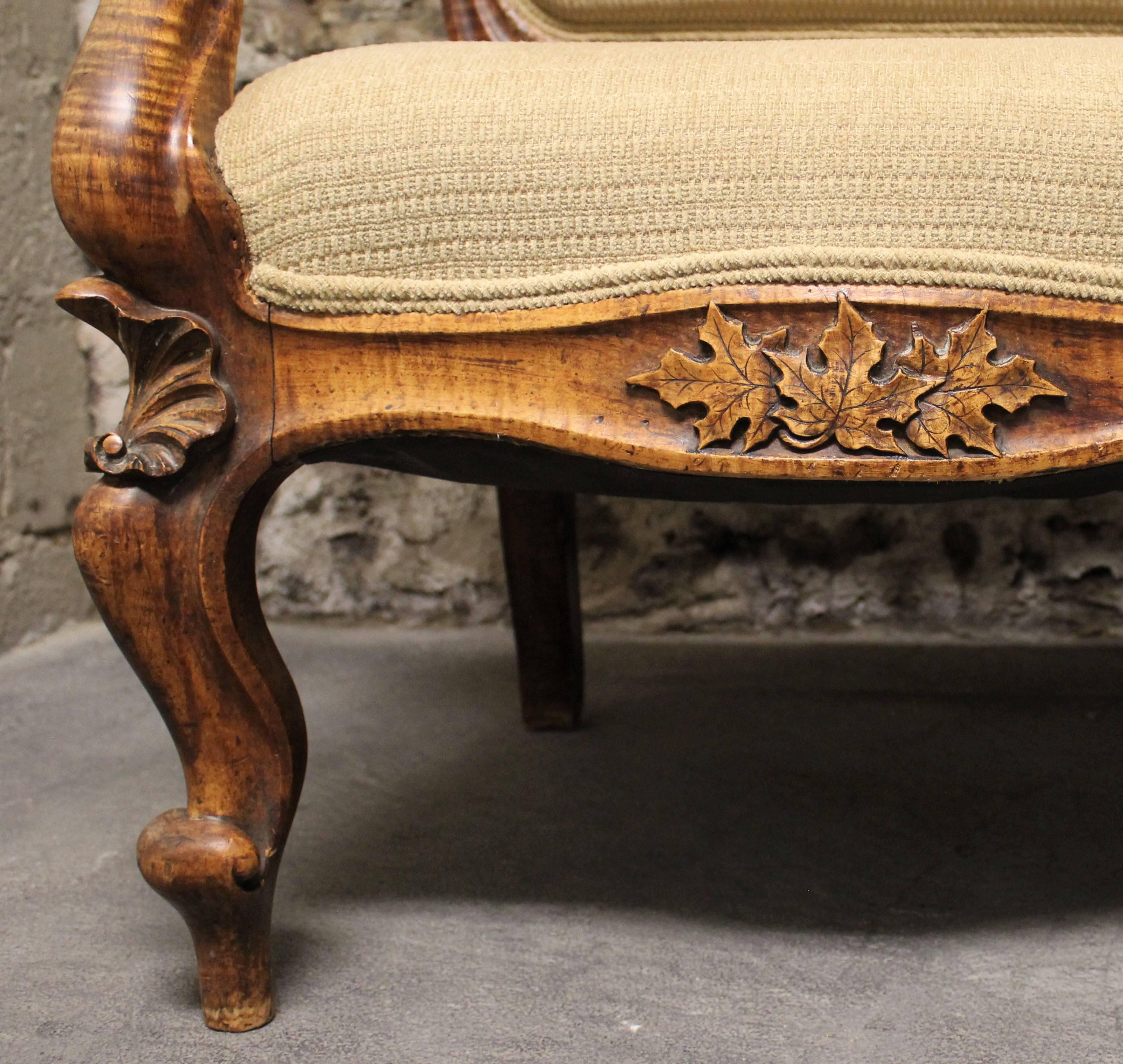 19th Century Important Canadian Sofa For Sale 3