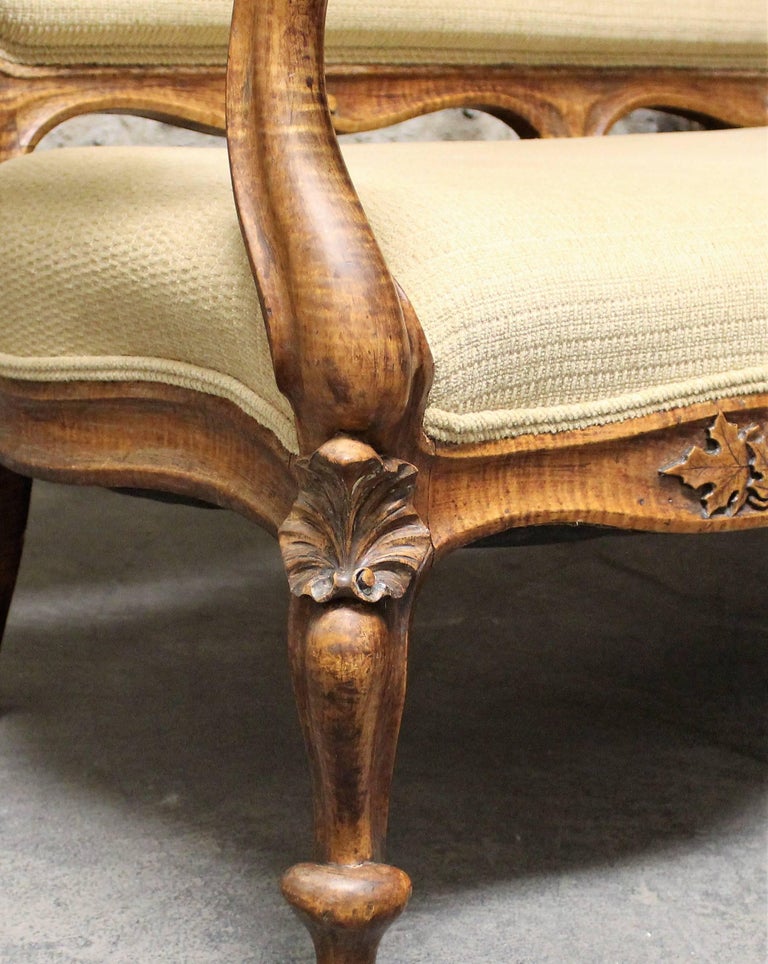 19th Century Important Canadian Sofa For Sale 5
