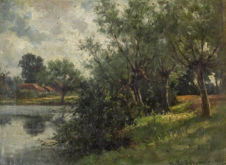 Hiram Reynolds Bloomer Painting at 1stDibs