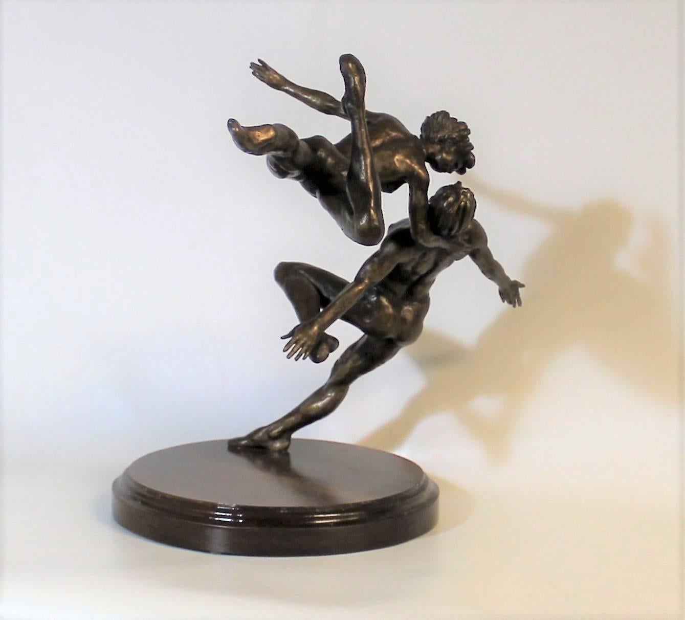 Andrew Benyei Ballet Dancers Bronze Sculpture In Excellent Condition In Hamilton, Ontario