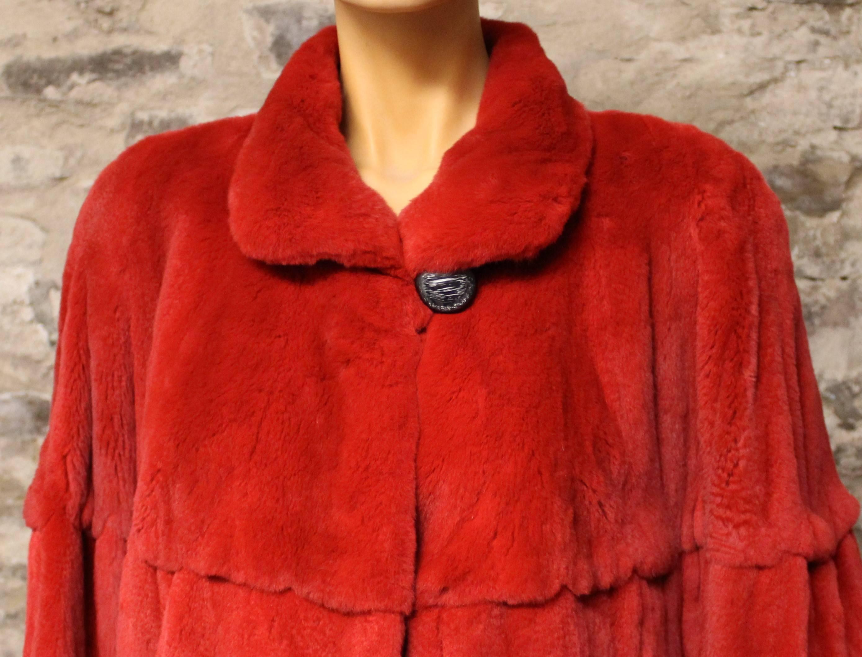 Sable Fur Coat by Birger Christensen In Good Condition For Sale In Hamilton, Ontario