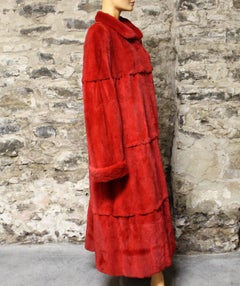 Abrigo de piel de marta de Birger Christensen