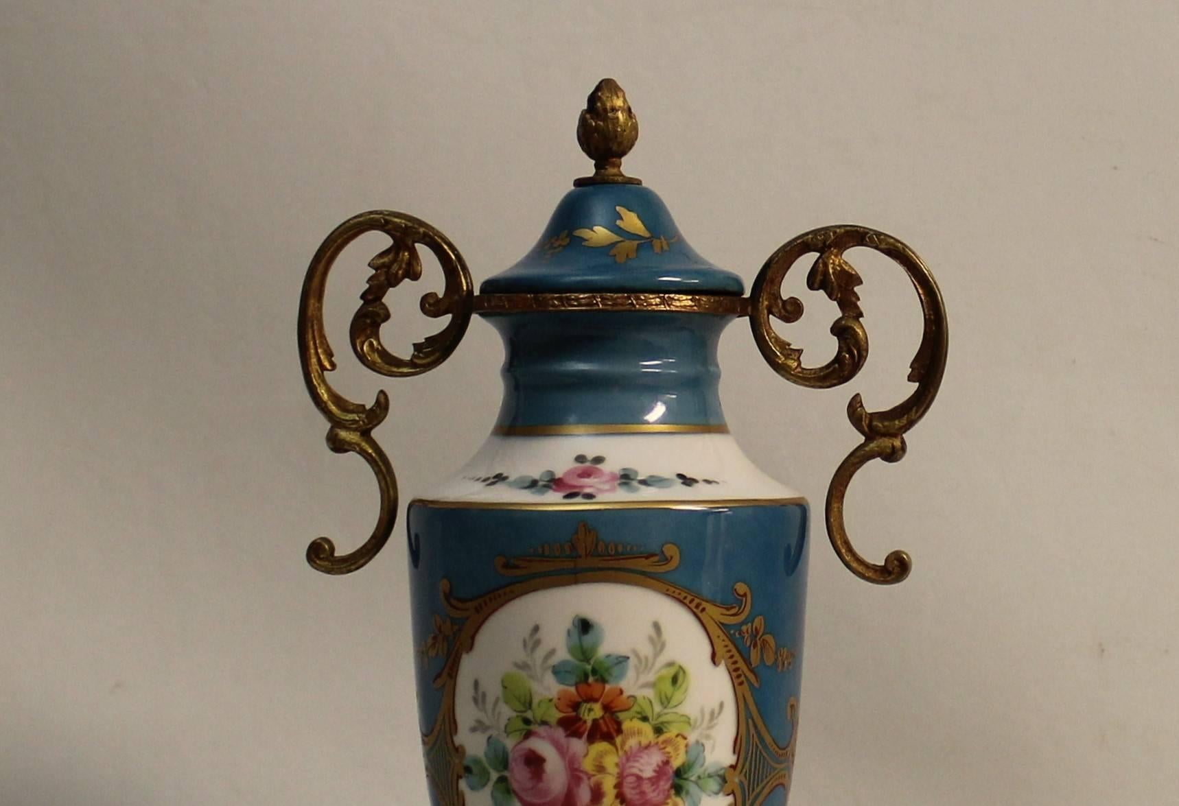 19th Century Birks Porcelain Lidded Urn