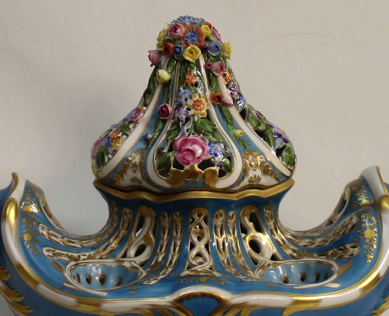 Hungarian Herend Porcelain Centerpiece