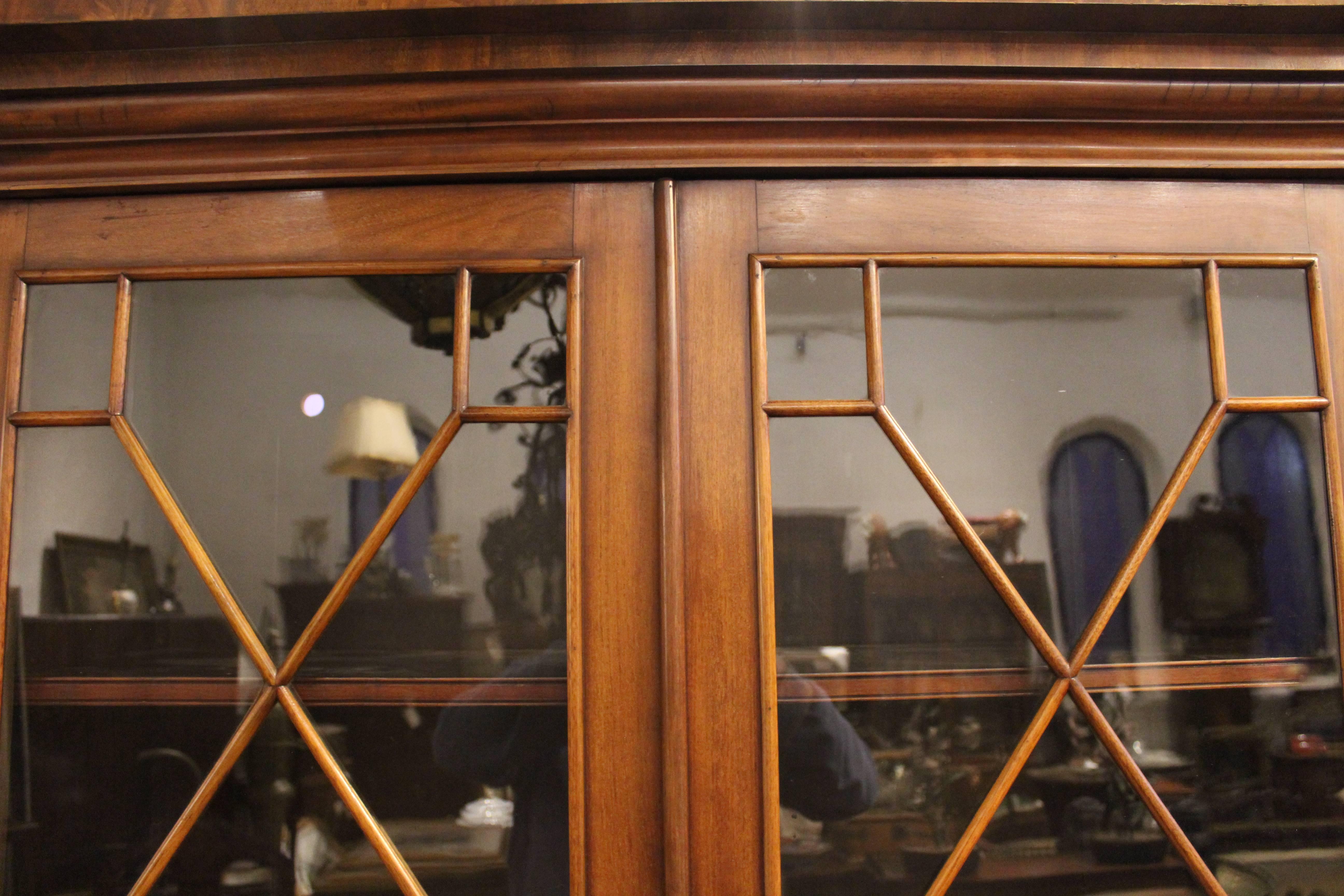 19th Century Regency Mahogany Display Cabinet