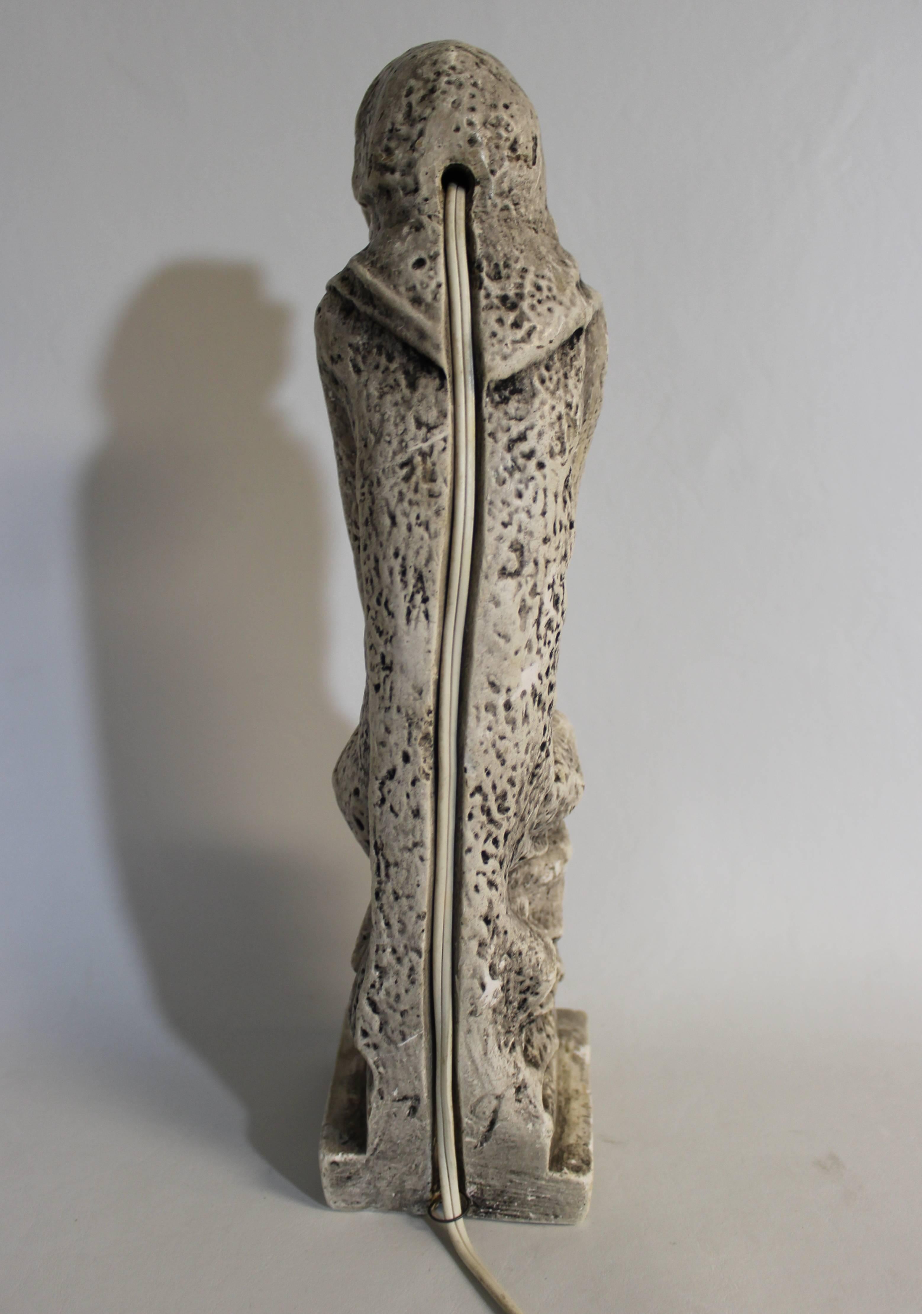 19th Century Gothic Sculptural Lamp of a Grotesque 3