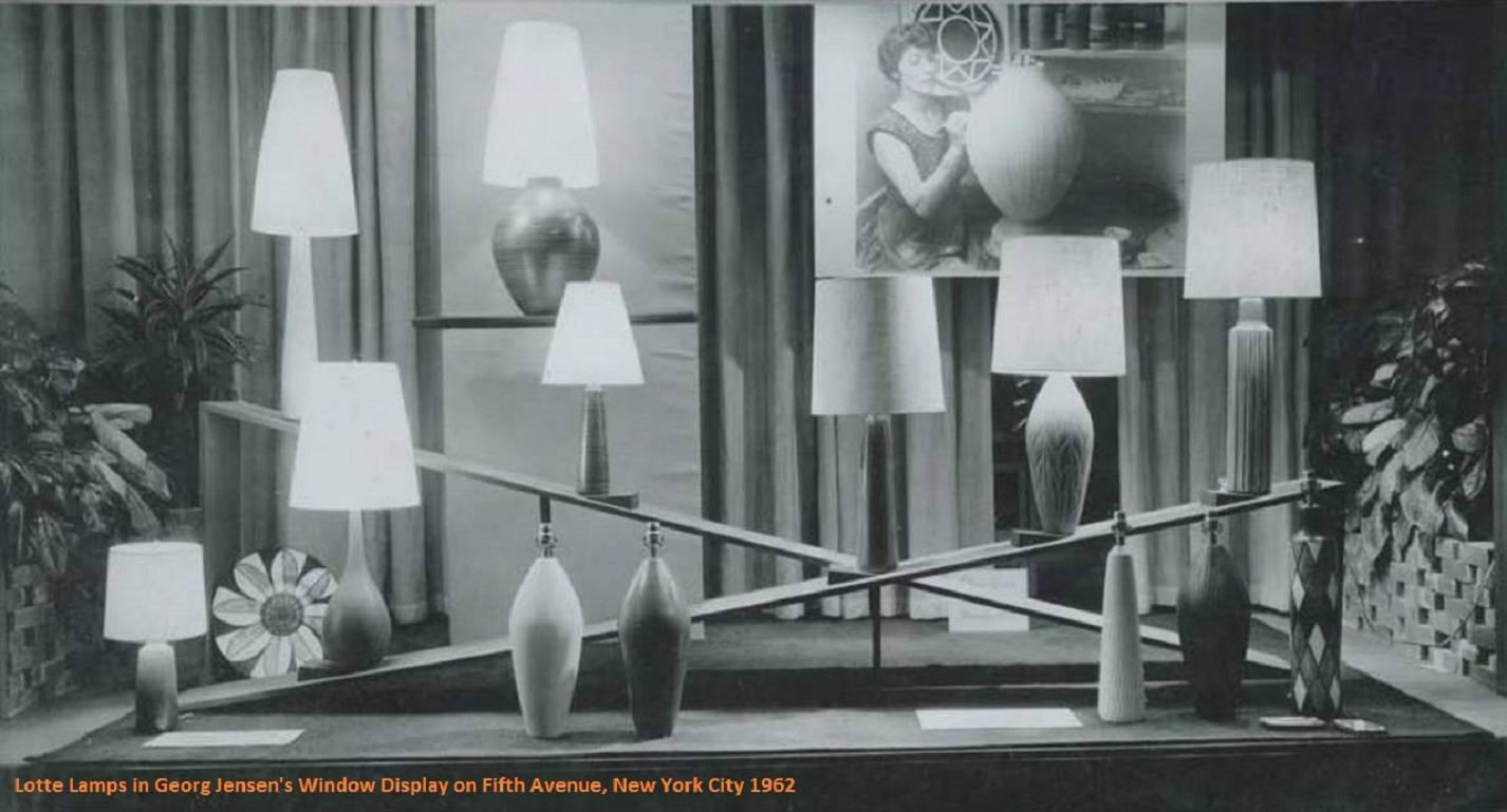 Lotte Bostlund Lamps, Mid-Century Modern In Good Condition In Hamilton, Ontario