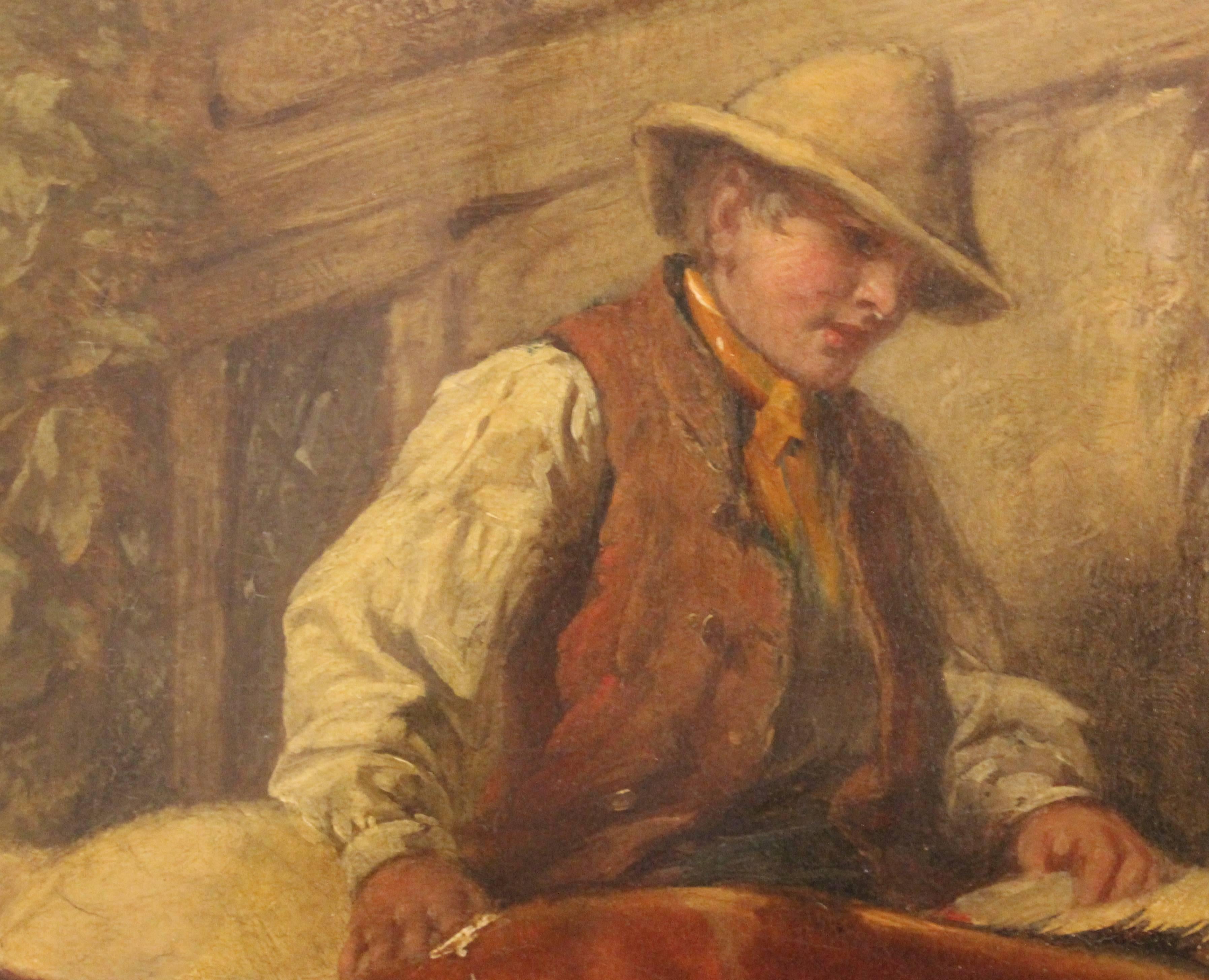Thomas Faed Painting In Good Condition In Hamilton, Ontario