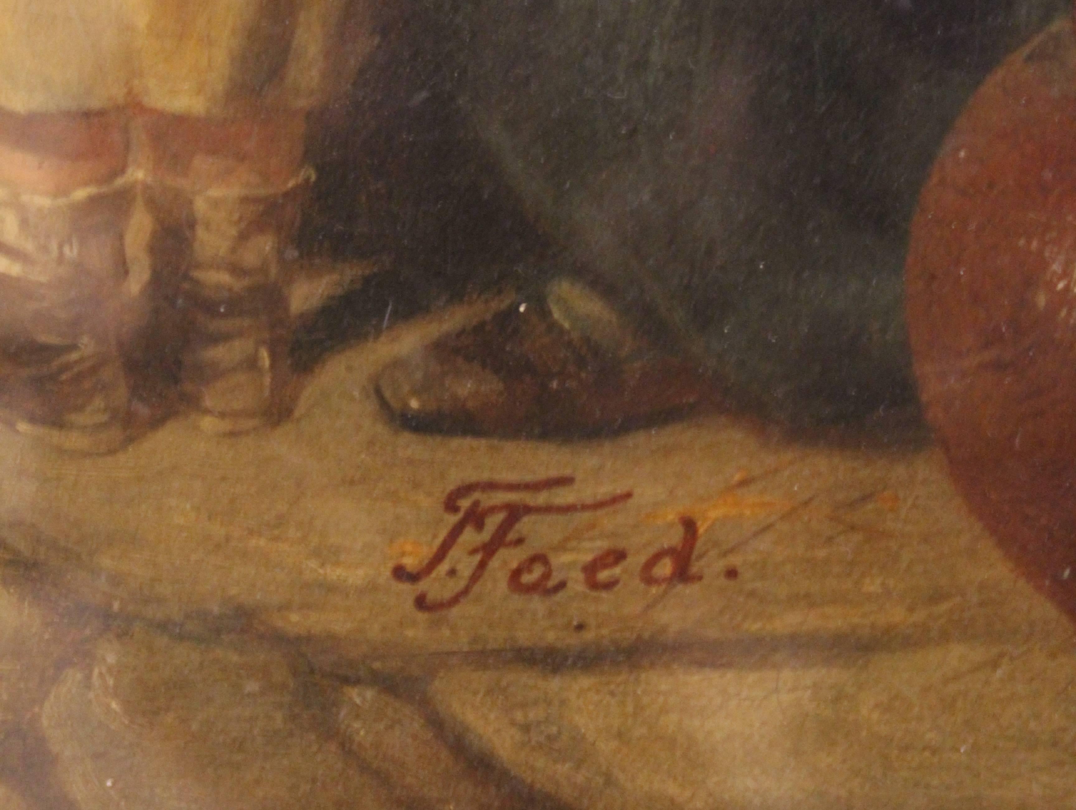 19th Century Thomas Faed Painting