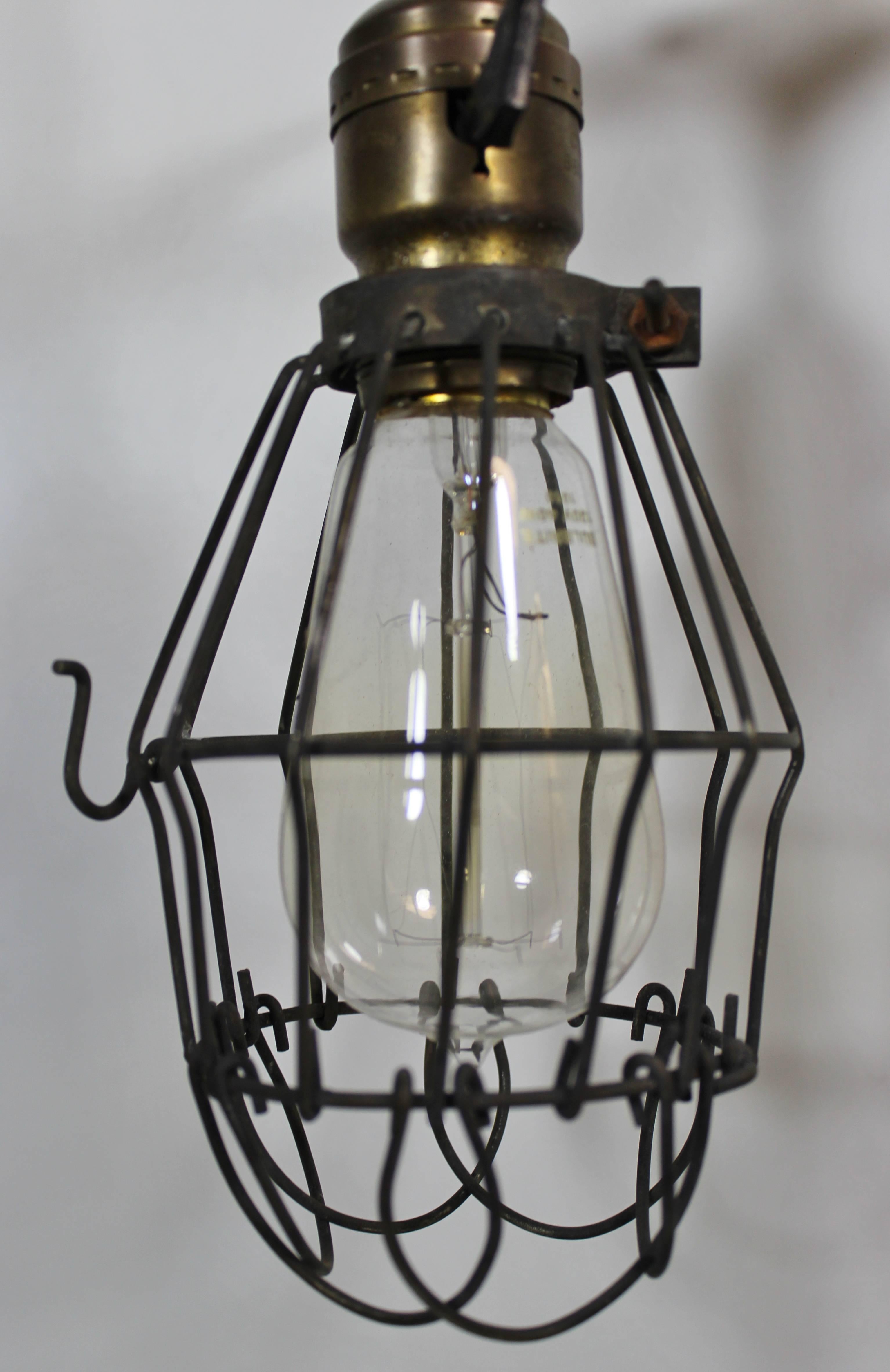 Industrial steampunk lamp.