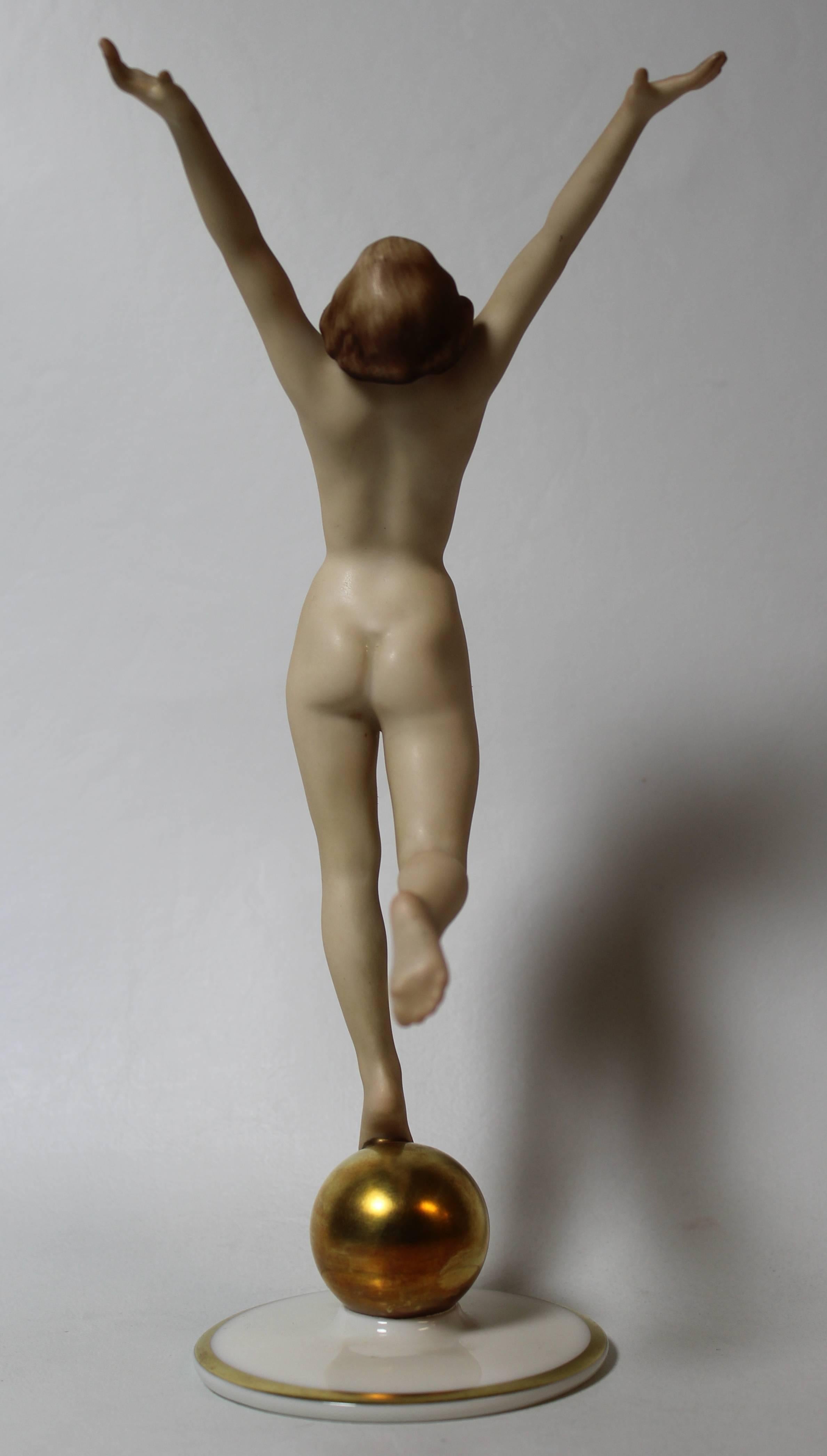 Karl Tutter for Hutschenreuther Porcelain Nude Figurine

Free shipping within the United States and Canada.