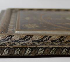 Plaque murale métallique indienne