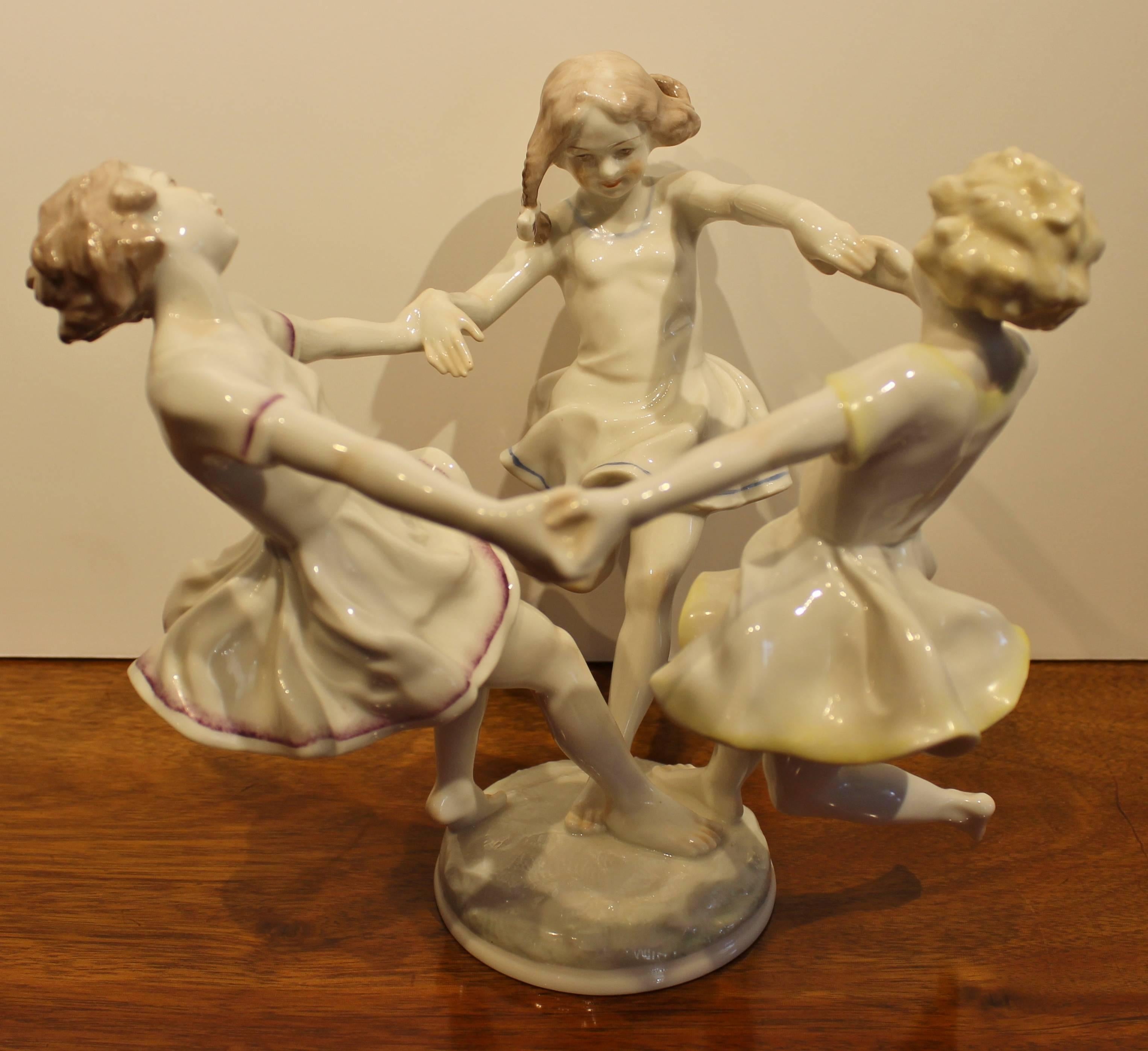 Karl Tutter Lorenz Hutschenreuther porcelain 'May Dance.'

Free shipping within the United States and Canada.