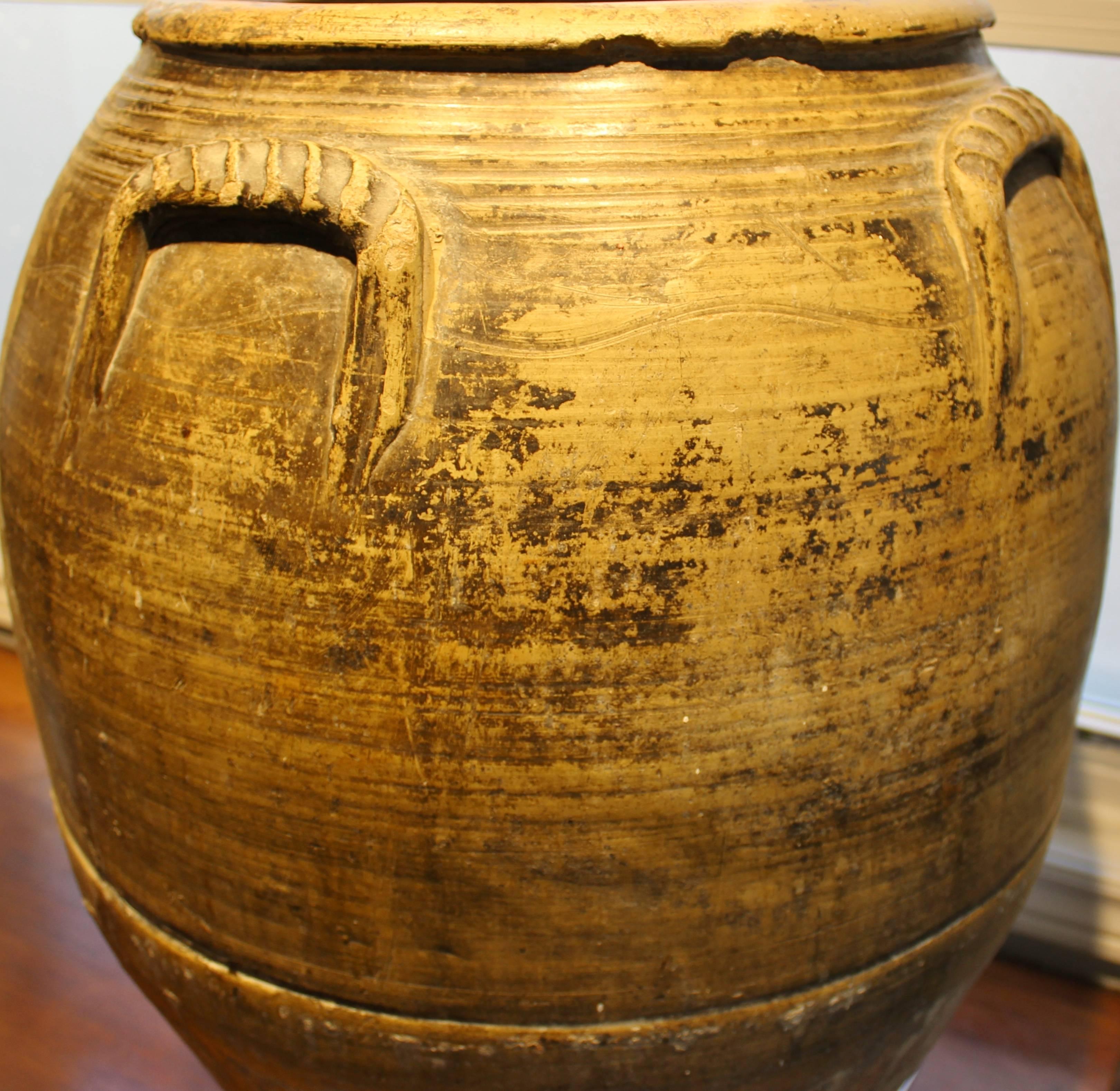 Large Italian amphora water vessel.