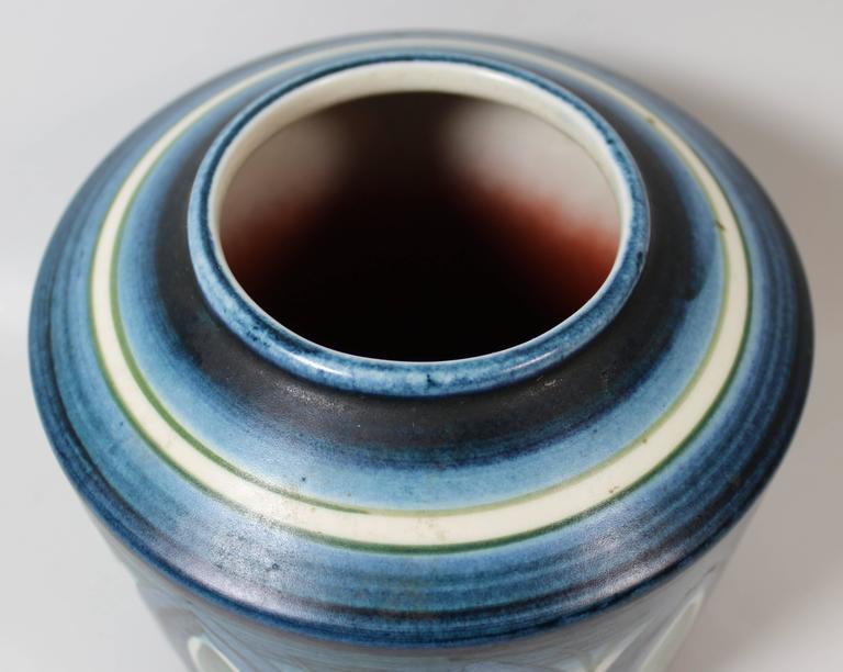 Triumferende cylinder Overgang Günther and Waltraud Praschak Vase for Knabstrup, Danish Art Pottery at  1stDibs | knabstrup pottery
