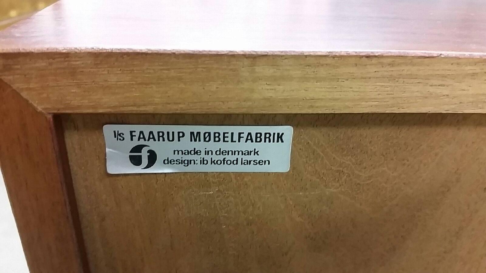 Scandinavian Modern Brazilian Rosewood Reolsystem Cabinet by Ib Kofod Larsen for Faarup Mobelfabrik