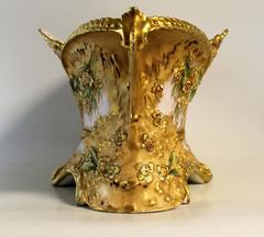 Ernst Wahliss Teplitz Depose Porcelain Jardiniere Vase or Centerpiece Bowl