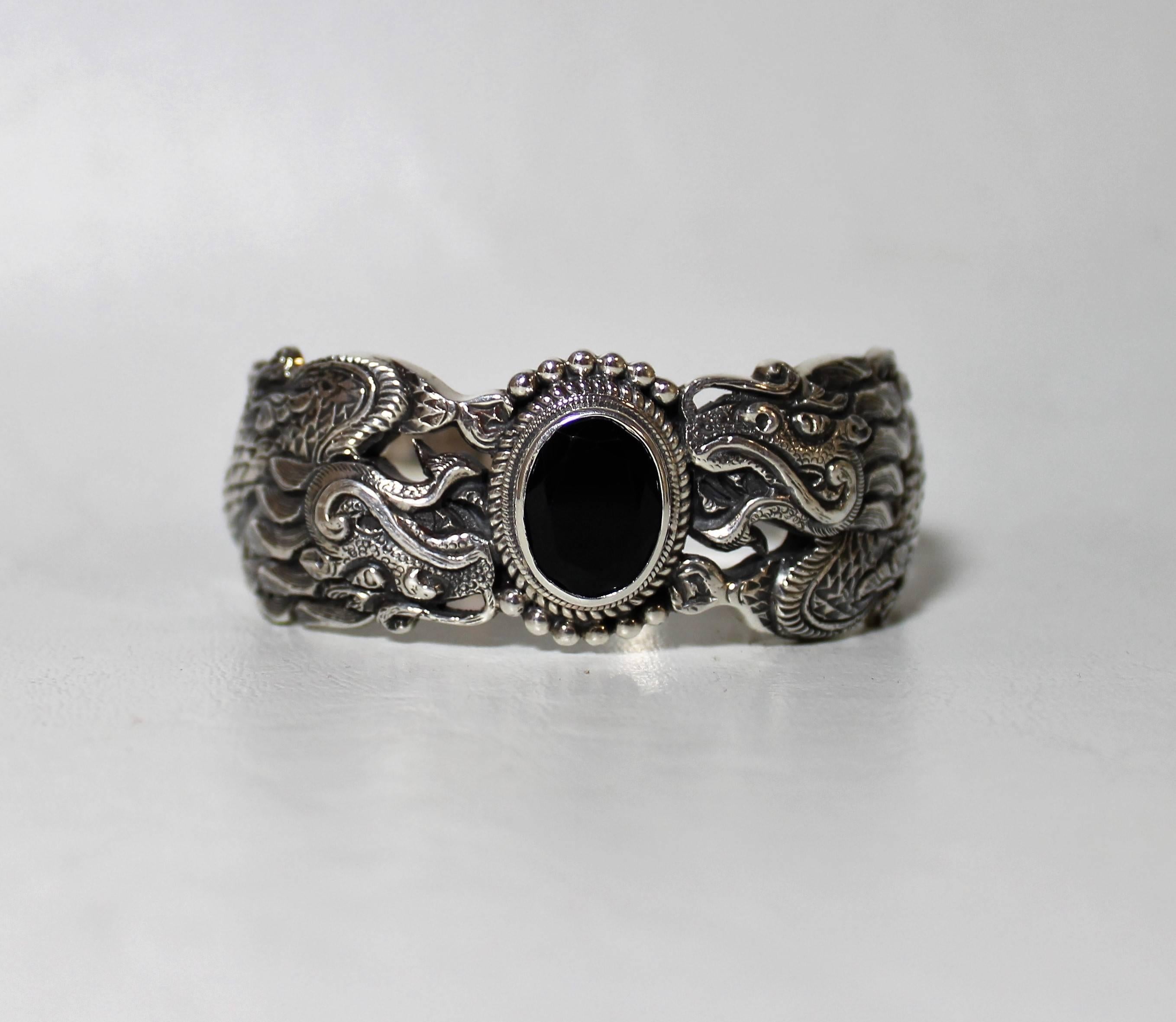 dragon bracelet silver