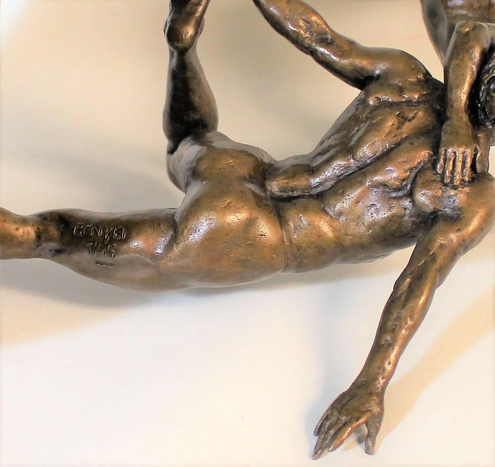 Andrew Benyei - Danseurs de ballet - Sculpture en bronze 4