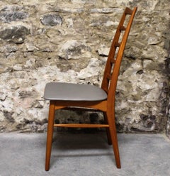 Niels Koefoed for Koefoed Hornslet, Set of Six Danish Teak 'Lis' Dining Chairs