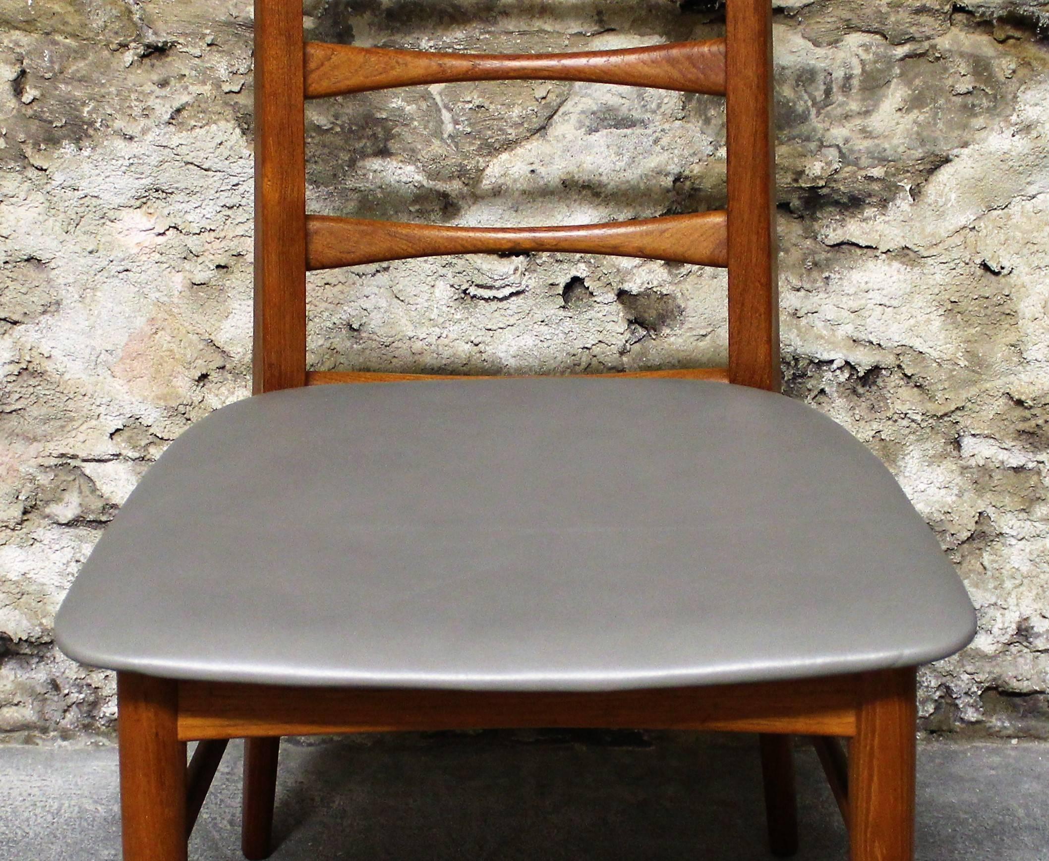 Niels Koefoed for Koefoed Hornslet, Set of Six Danish Teak 'Lis' Dining Chairs 1
