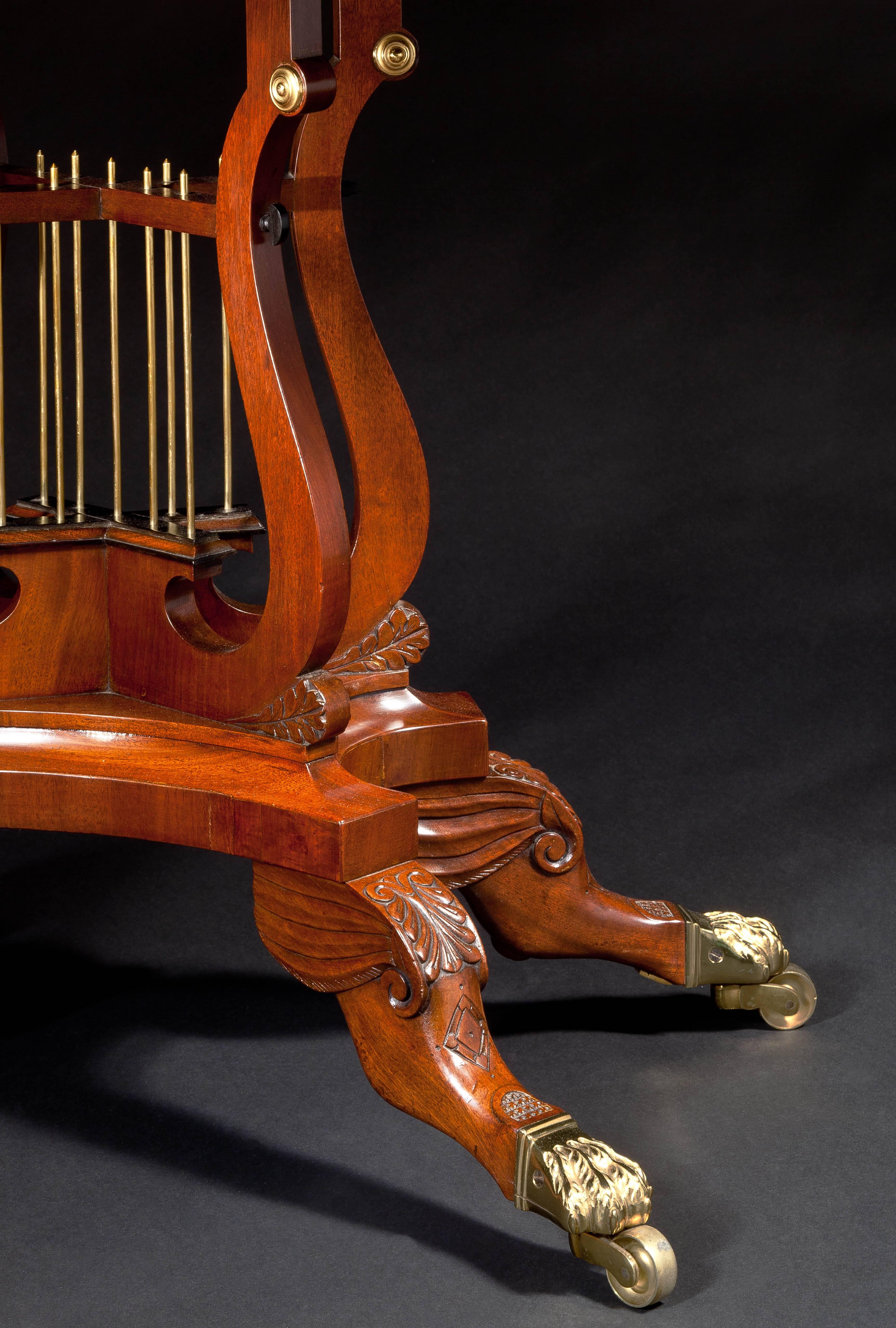 American Pair of Brass-Mounted and Inlaid Games Tables