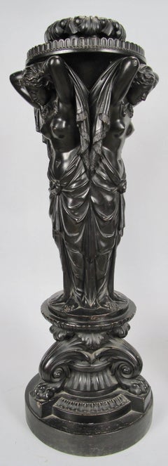 Regency Plaster Figural Pedestals