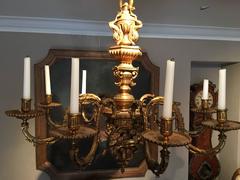 Gilt Bronze Lighting Suspension