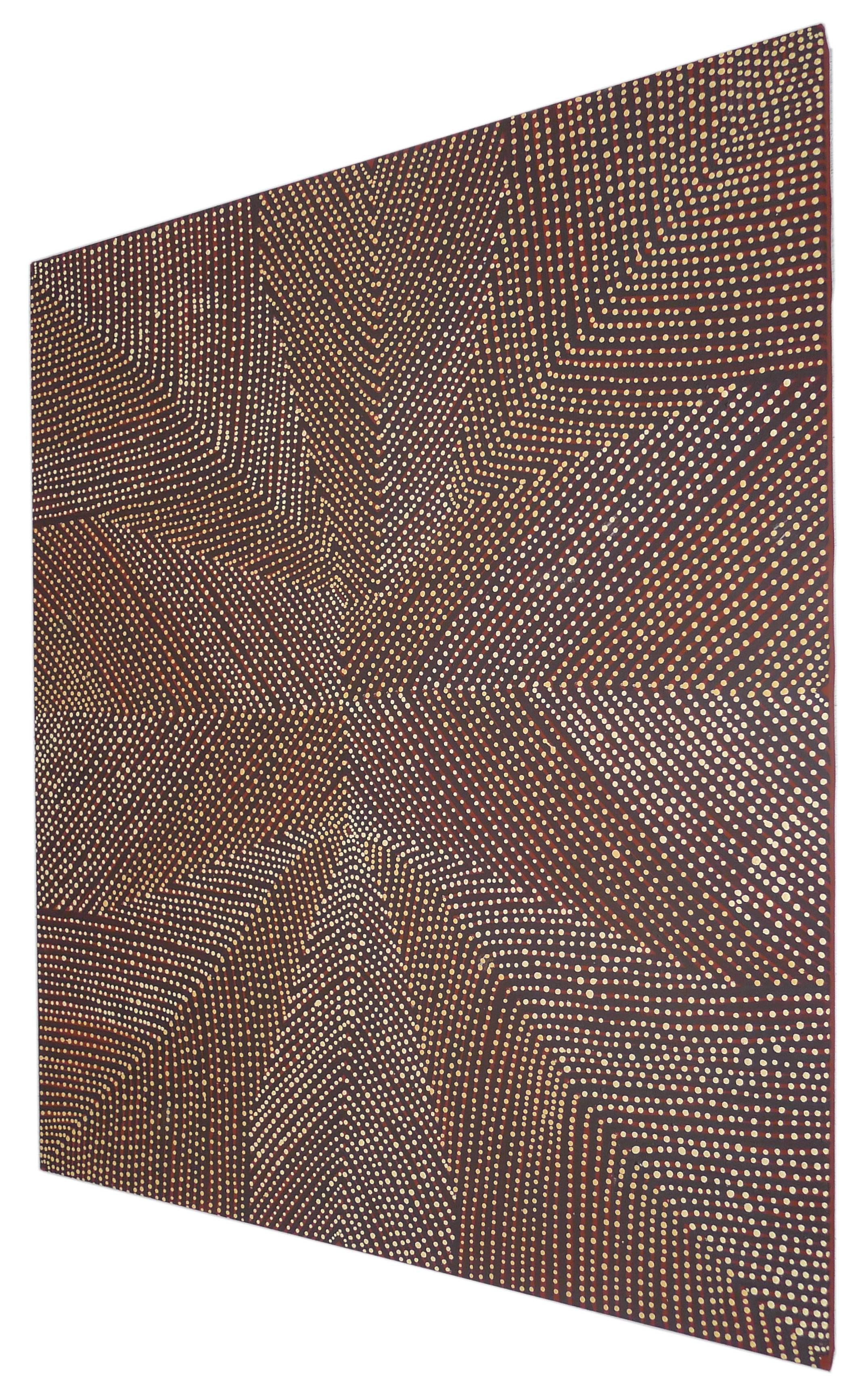 Painted Indigenous Australian Dotted Pattern Painting by Maureen Napangardi