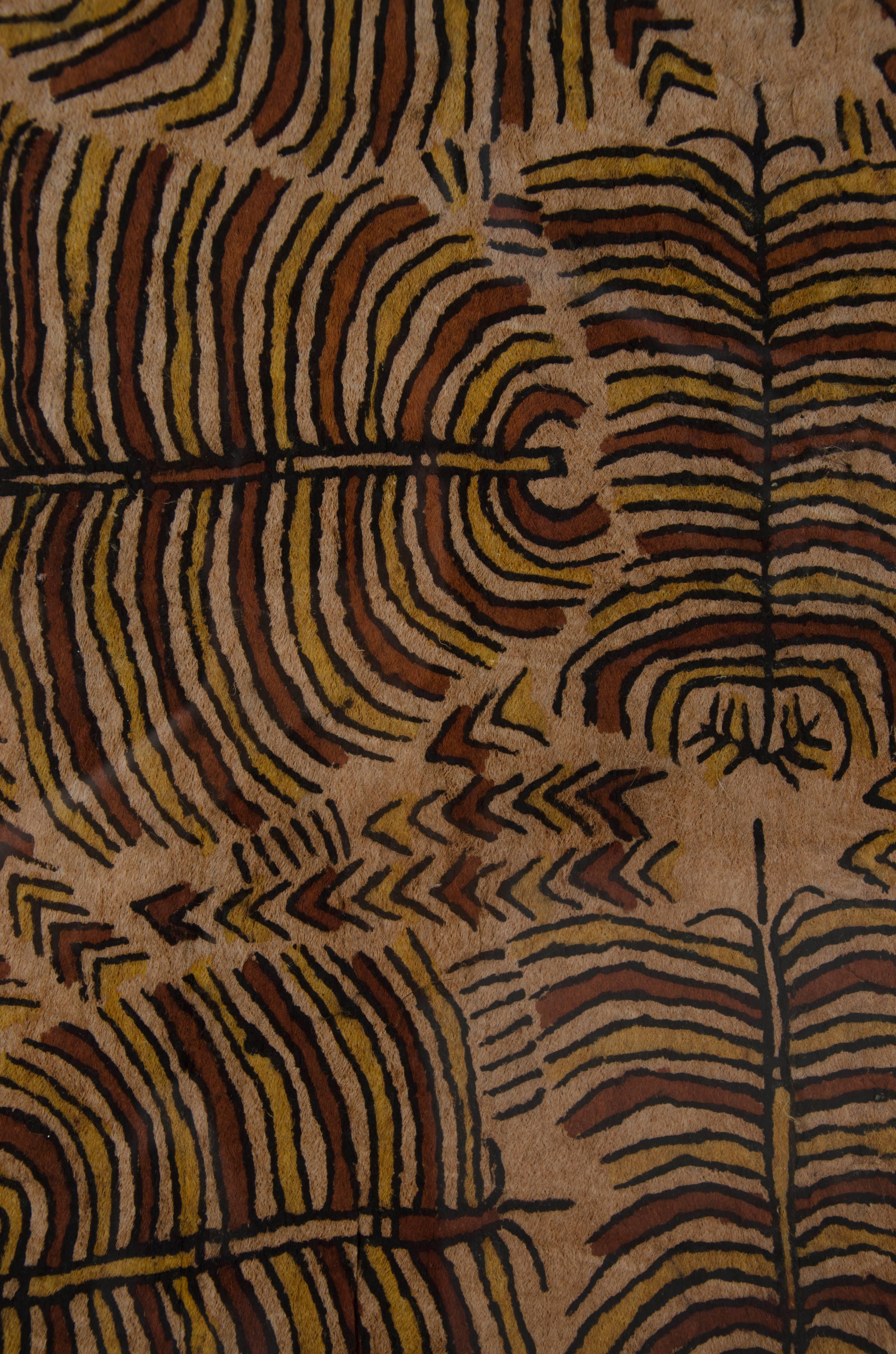 'Misaje' by Martha-Jean Uhamo, Australian Aboriginal Bark-Cloth Painting 2