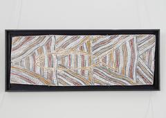 Set of Natural Ochre on Bark, Indigenous Australian Paintings