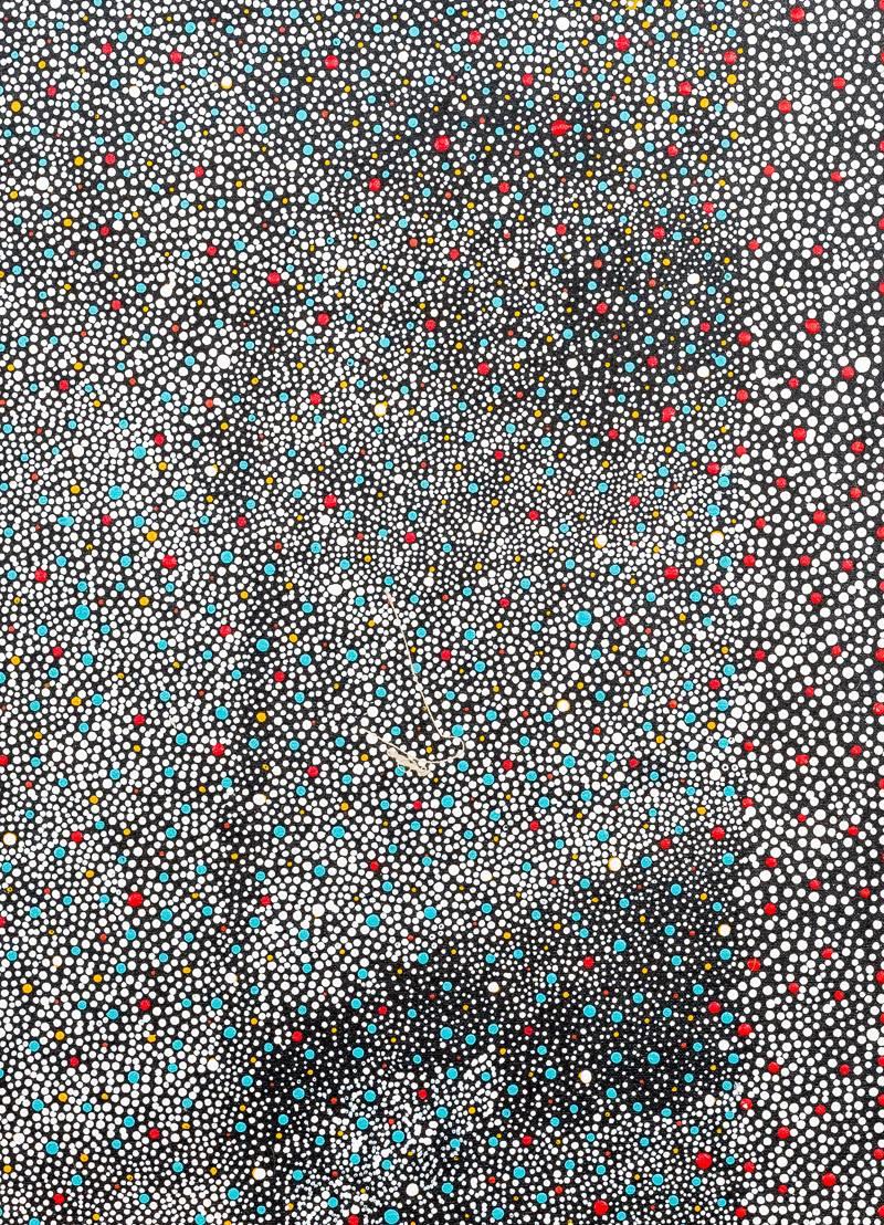 Tribal 'Wild Plum' by Elizabeth Mbitjana, Australian Aboriginal Painting For Sale