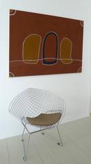 'Bush Turkey and Emu Dreaming' by Mabel Juli, Australian Aboriginal Painting