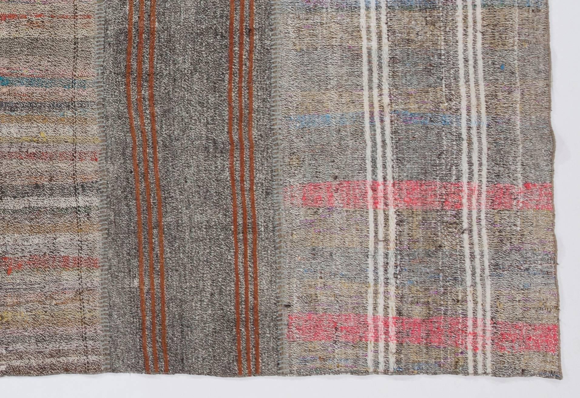 These authentic flat-weaves (Kilims) from Eastern Turkey were handwoven by Nomads circa 1970s to be used as floor coverings in their tents. They were made to use for everyday life rather than re-sale and export purposes and today they are very