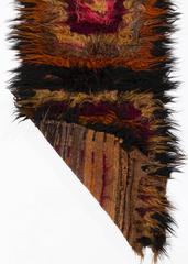 Vintage Shag Pile Runner or Seating Cover