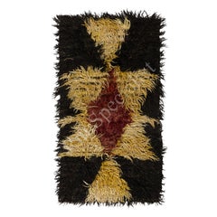 Handgefertigter Shag-Hochflorteppich. 100% Mohair Wolle. Zottelteppich. Benutzerdefinierte Optionen sind verfügbar.