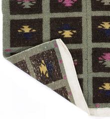 3.6 x 5.1 Ft Vintage Tulu Rug. Soft Wool Pile. One of a Kind.