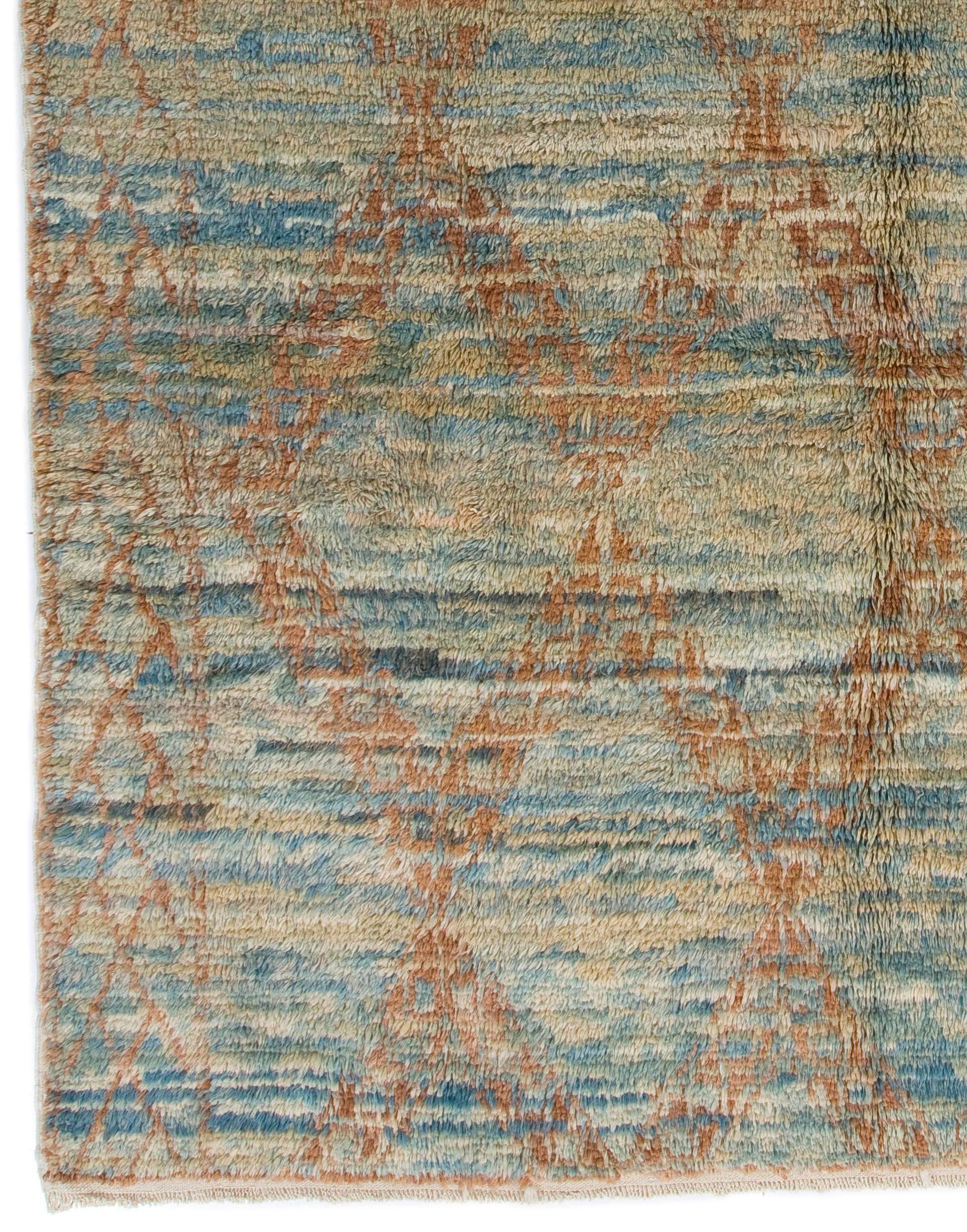 rust moroccan rug