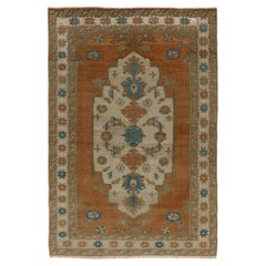 4.5x6.5 Ft One-of-a-Kind Vintage Central Anatolian Hand-Knotted Wool Rug