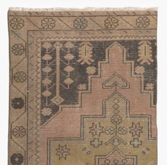 2.7x8.8 Ft One-of-a-Kind Vintage Hand-Knotted Runner Rug for Hallway and Kitchen