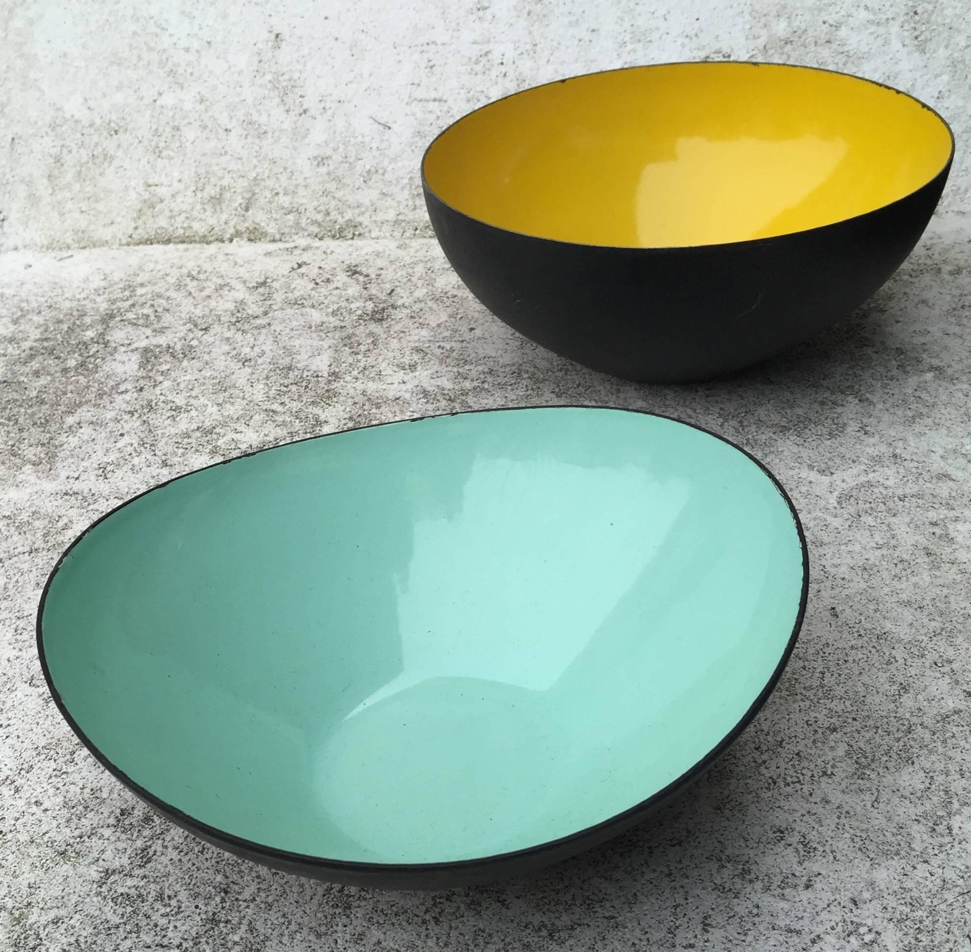 Pair of Krenit Bowls by Herbert Krenchel, 1960 In Excellent Condition For Sale In Biarritz, FR