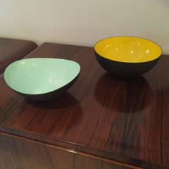 Pair of Krenit Bowls by Herbert Krenchel, 1960