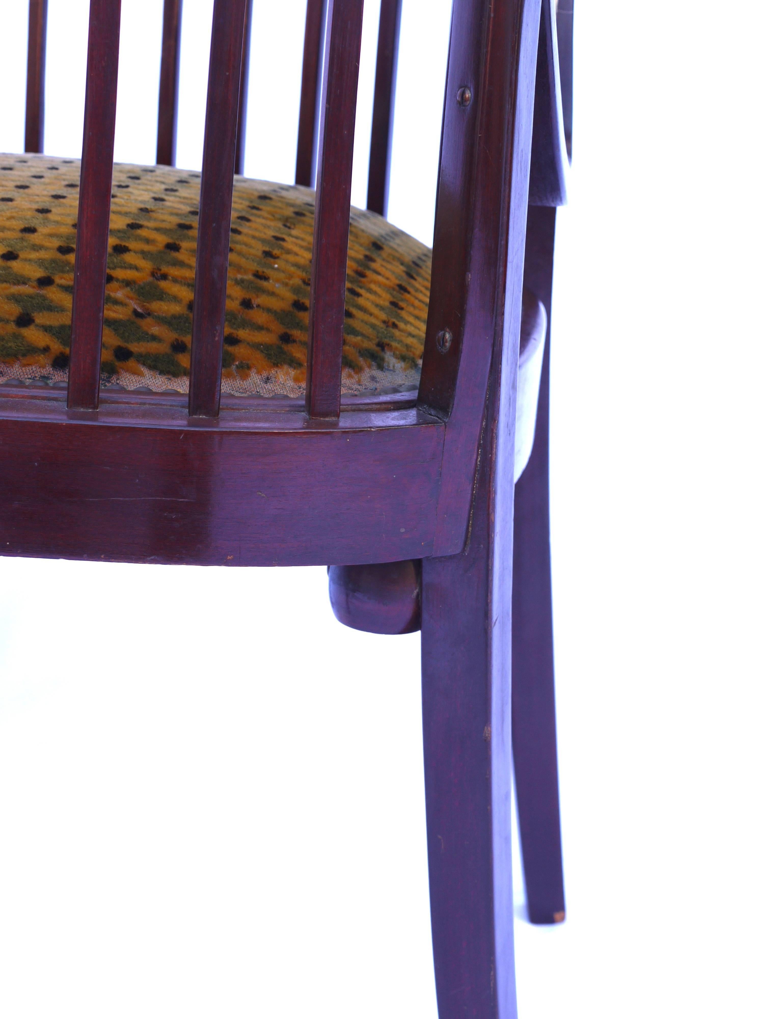 Armchair in Bentwood by Josef Hoffmann, Manufactured by J & J Kohn, Vienna 2