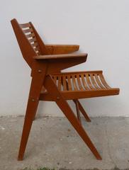 Slovenian Folding Rex Chair by Niko Kralj, Manufactured by Thonet, France, 1952