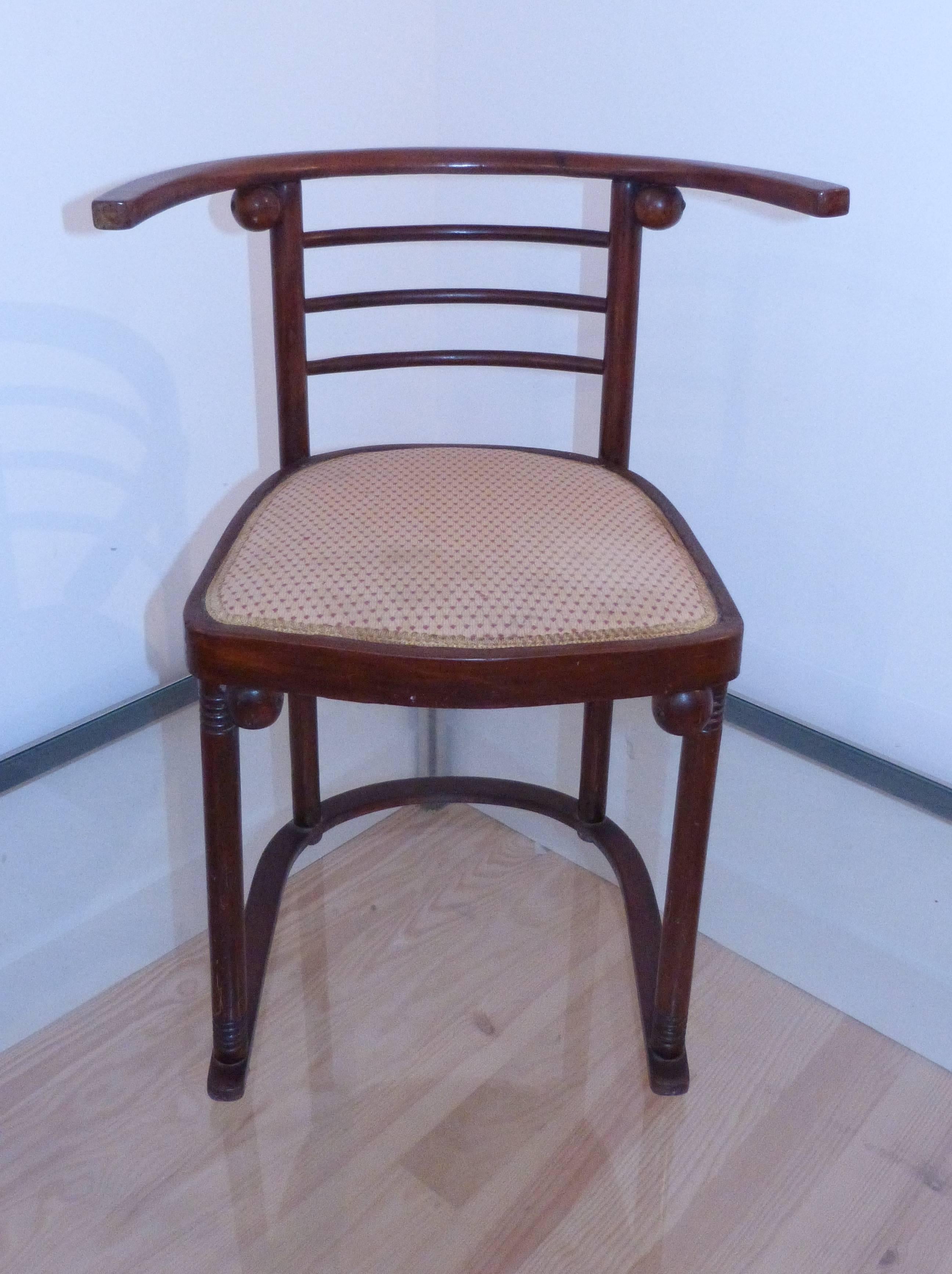 Bentwood Set of Three Fledermauss Chairs by Josef Hoffmann 1905