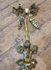 Pair of Wall Lamps in Ormolu Mantel Bronze, Style Louis XVI, circa 1920