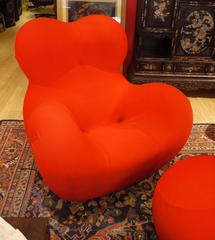 Gaetano Pesce "Big Mama" Chair and Ottoman, B & B Italia