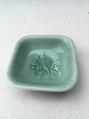 Ashtray Sevres Porcelaine by Adrien Auguste Leduc, Art Deco, 1941