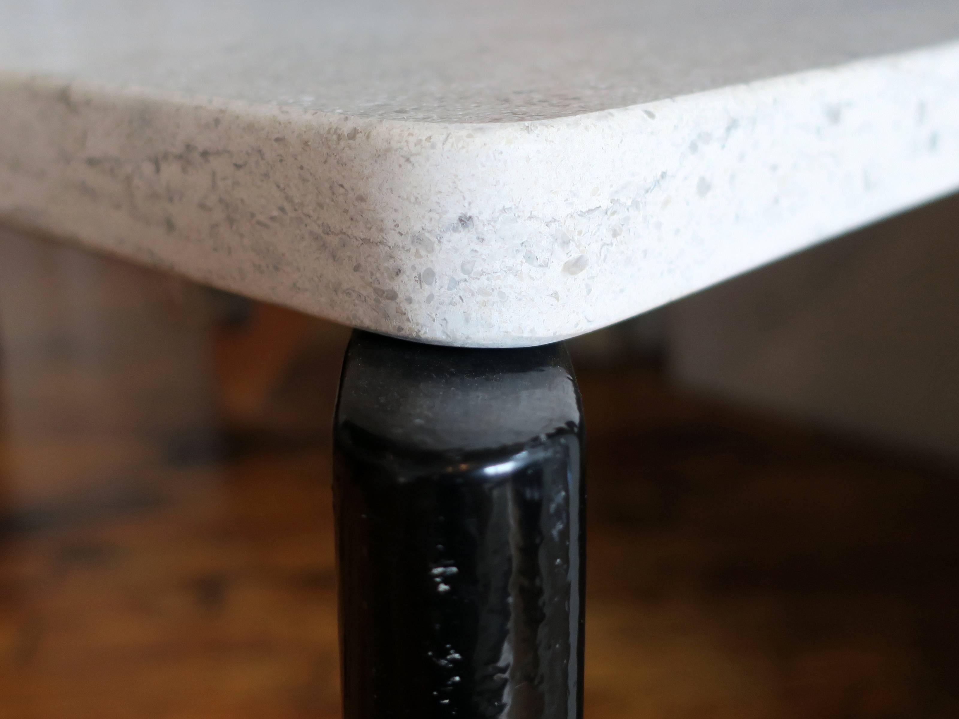 Mid-Century Modern Jean Prouvé Rare Flavigny Dining Table, circa 1945